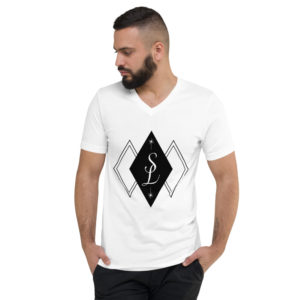 SL Tri-Diamond Logo Unisex T-Shirt – Col en V