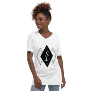 SL Tri-Diamond Logo Unisex T-Shirt – Col en V